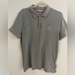 Grey Moncler polo